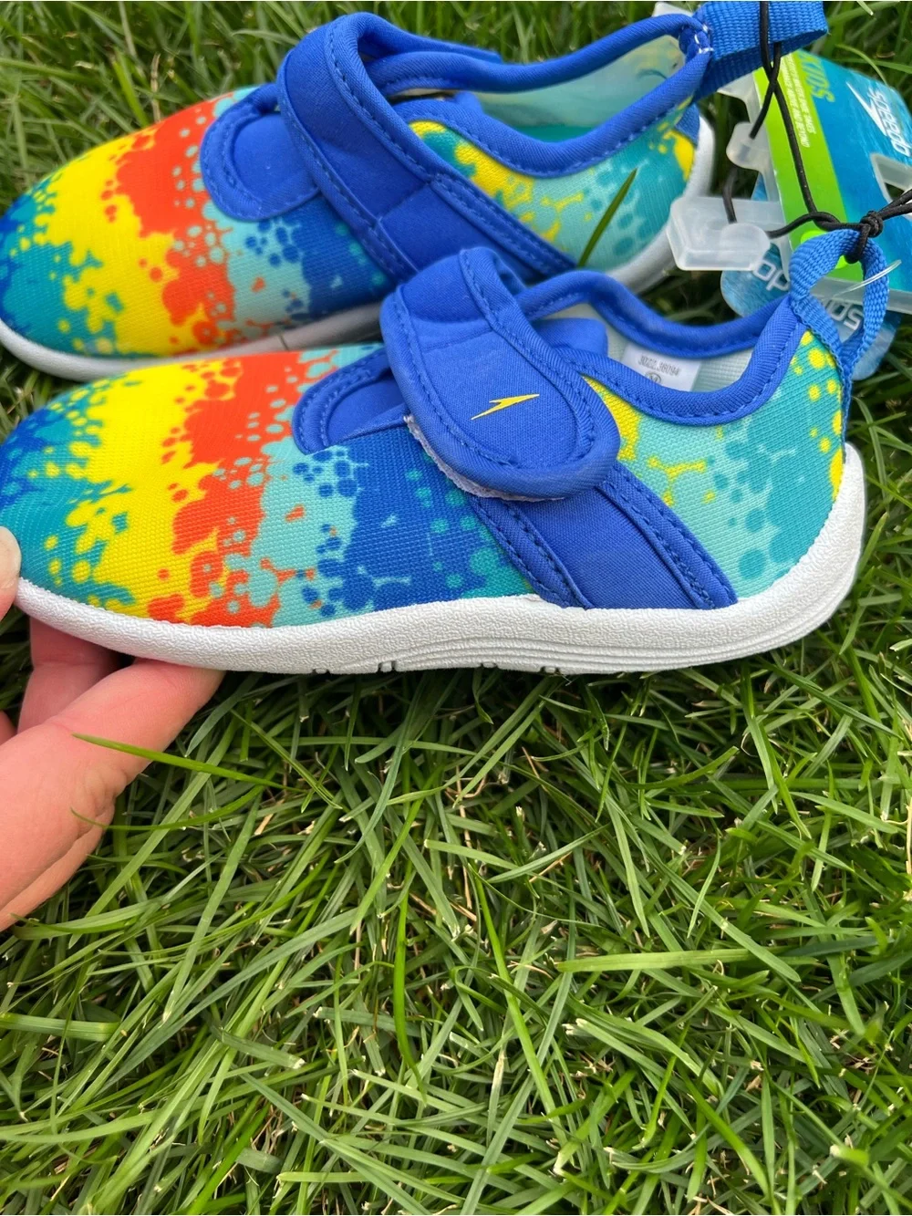 Speedo Kid printed shore explore Multicolor Water Shoes with Velcro